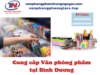 văn phòng phẩm dĩ an bình dương