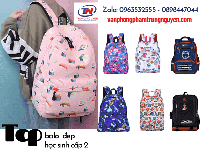 cặp sách cấp 2