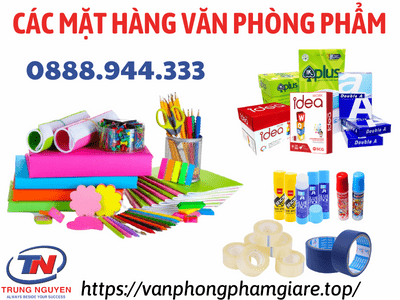 các mặt hàng văn phòng phẩm