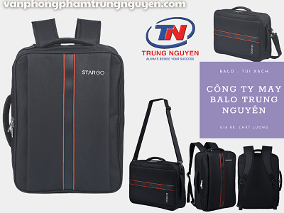 cặp sách học sinh cấp 2 nữ màu đen