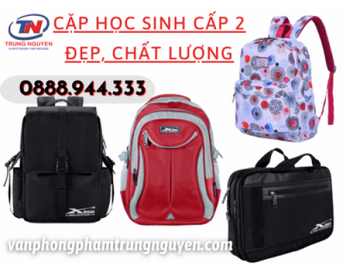 Cặp học sinh cấp 2 đẹp, chất lượng hot nhất năm - giảm đến 20% Cặp học sinh cấp 2 đẹp, chất lượng hot nhất năm - giảm đến 20%