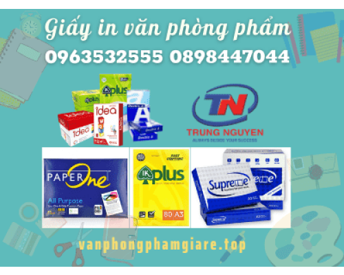 Địa chỉ mua giấy in văn phòng phẩm giá rẻ Đồng Nai - VPP Trung Nguyên Địa chỉ mua giấy in văn phòng phẩm giá rẻ Đồng Nai - VPP Trung Nguyên