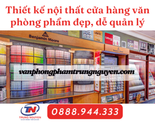 Gợi ý thiết kế nội thất cửa hàng văn phòng phẩm đẹp, dễ quản lý Gợi ý thiết kế nội thất cửa hàng văn phòng phẩm đẹp, dễ quản lý