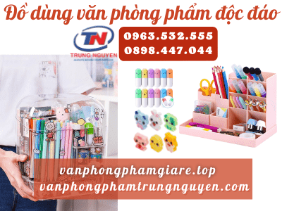 đồ dùng văn phòng phẩm độc đáo