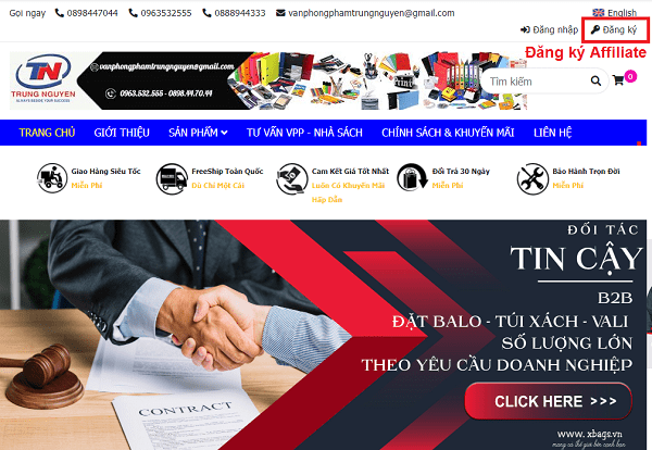 website văn phòng phẩm