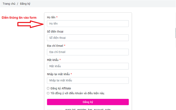 hướng dẫn điều khoản làm affiliate cho Văn Phòng Phẩm-Nhà Sách Trung Nguyên