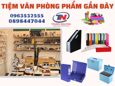 Tiệm văn phòng phẩm gần đây