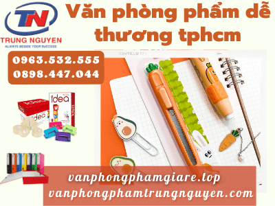 văn phòng phẩm dễ thương tphcm