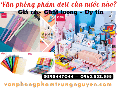 văn phòng phẩm deli của nước nào