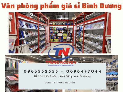 văn phòng phẩm giá sỉ bình dương
